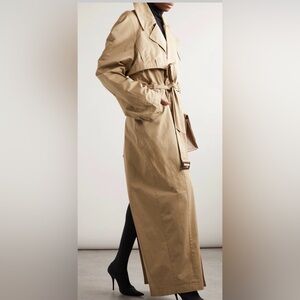 BALENCIAGA NWOT Sz 38/ US 8 Oversized asymmetric cotton-twill trench coat